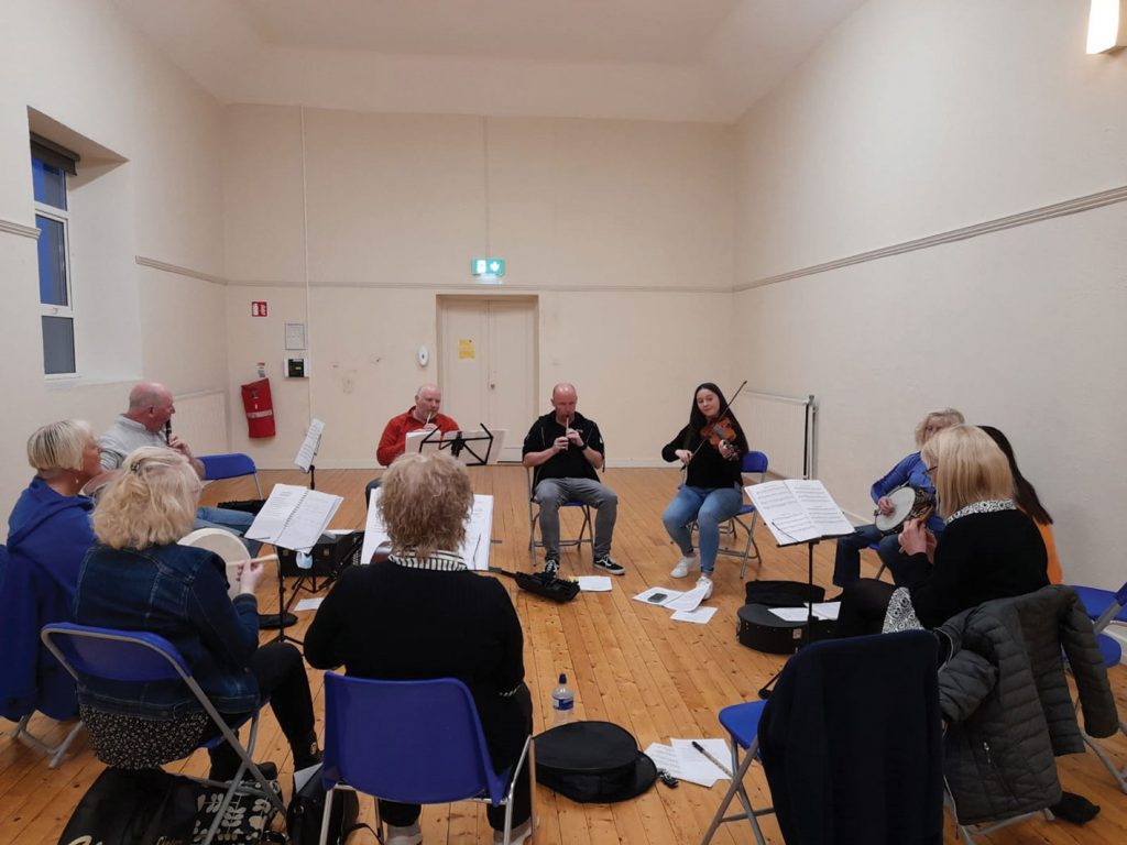 Great attendance at the Leithinis D/P Comhaltas lessons and sessions