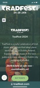 Tradfest in Fingal for Donabate Parish Hall