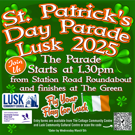Big Day Planned for Lusk St Patrick’s Day Parade