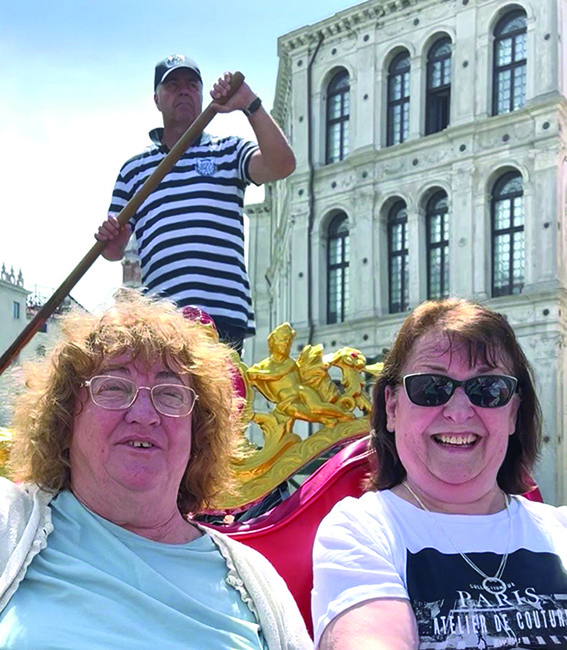 1 LL 07 Rosanna Darby and Teresa Killoran on the Gondola WEB