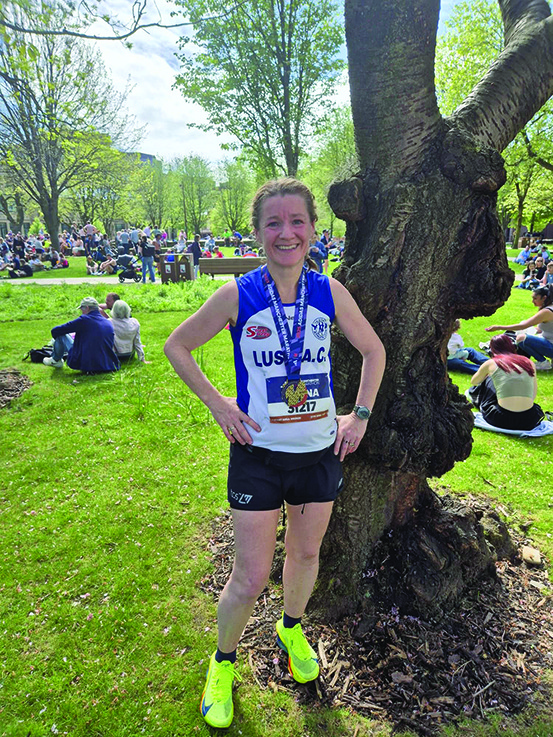6 LL 11 Donna after the Manchester Marathon WEB
