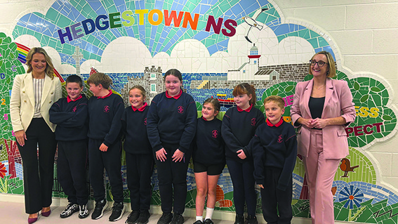 Minister for Education Helen McEntee Visits Hedgestown NS