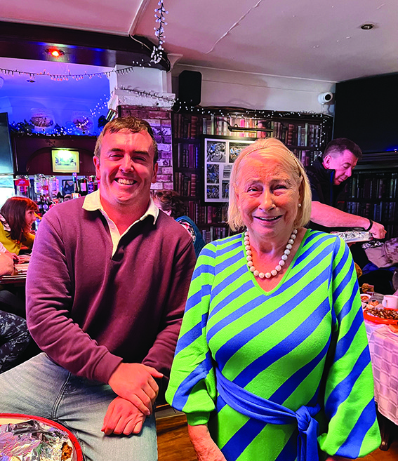 6 LL 14 Councilor Eoghan Dockrell chatted to Madeline Clinton WEB Lusk ICA Ladies enjoy another busy month 6 LL 14 Councilor Eoghan Dockrell chatted to Madeline Clinton WEB