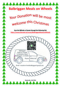 Happy Christmas from Balbriggan Meals on Wheels
