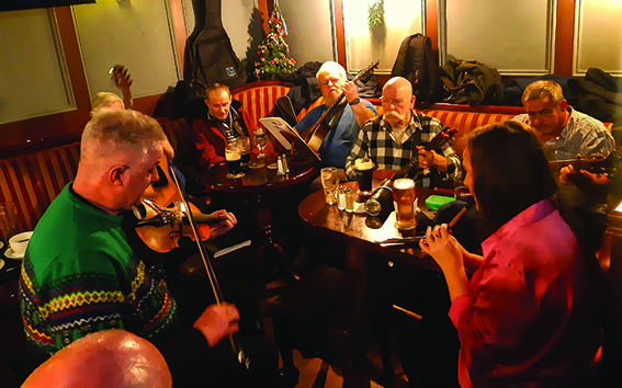 2 DL 01 Mens Shed Christmas dinner sing song in Keelings