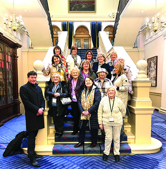 5 LL 13 Labour Councillor Robert ODonoghue organized an Official guided tour of Leinster House and the Oireachtas WEB