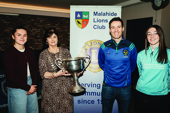 Malahide Lions Club support for St. Sylvester’s GAA Club U-8 girls