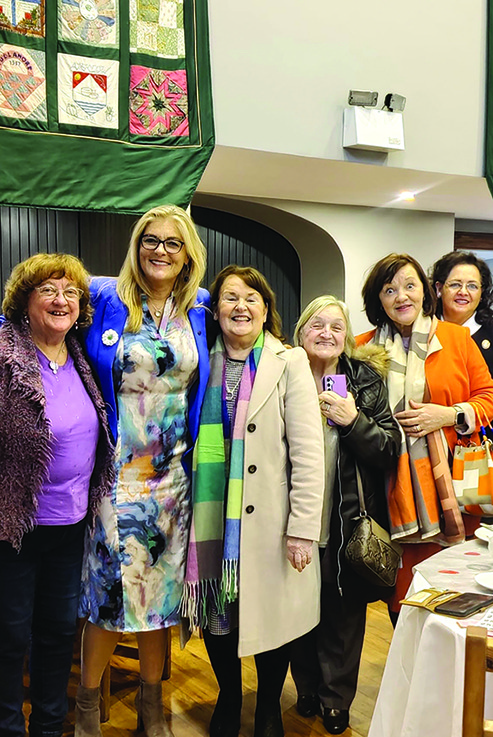 2 LL 04 Cynthia Ni Mhurchu MEP posed with us at the Empowering Women forum in An Grianan