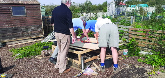 3 DL 02 Work at Men s Shed Plots at Turvey Alotments