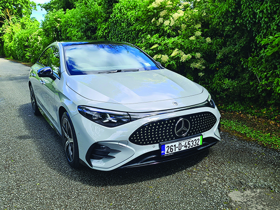 Electric Mercedes-Benz CLA Lights The Way