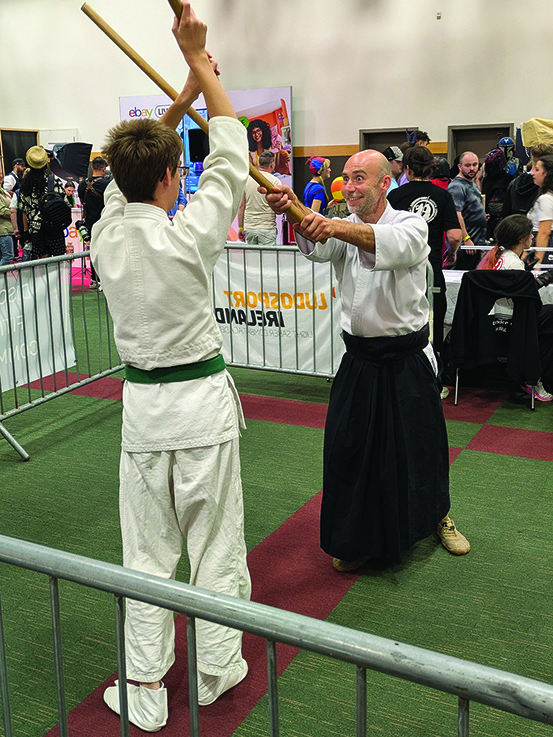 1 BL 06 Aiki ken sword demonstrations at Dublin Comic Con 1