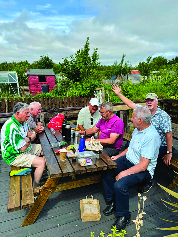 Quiet July for Men’s Shed apart from Bustling Activity at Allotments