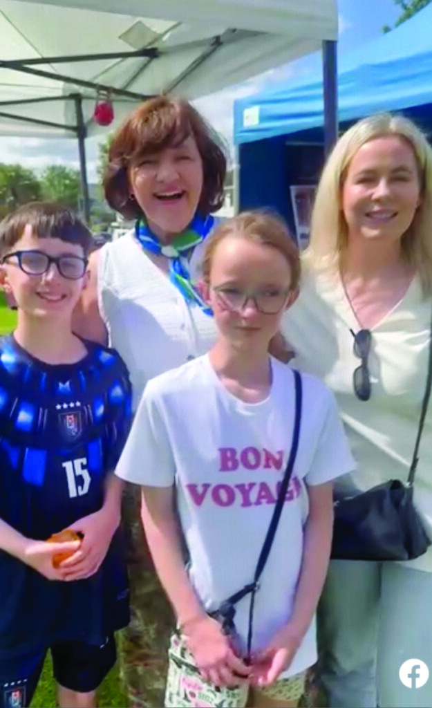 5 LL 09 Pictured with Senator Lorraine Clifford Lee are Frances Devane William Hewitt Millie Hewitt at the Lusk Summer Festival