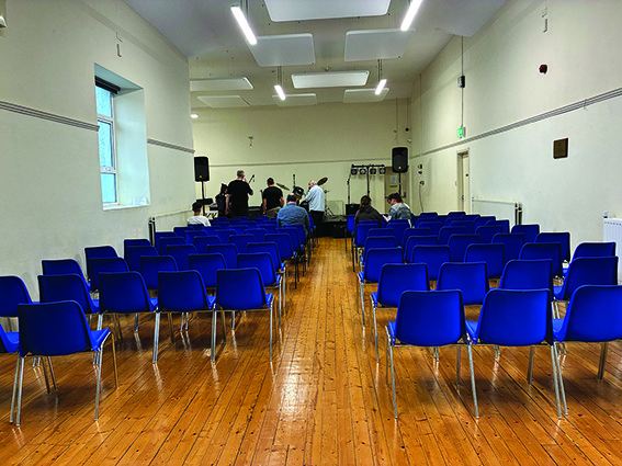 3 DL 05 Parish Hall Set Up for the Audience