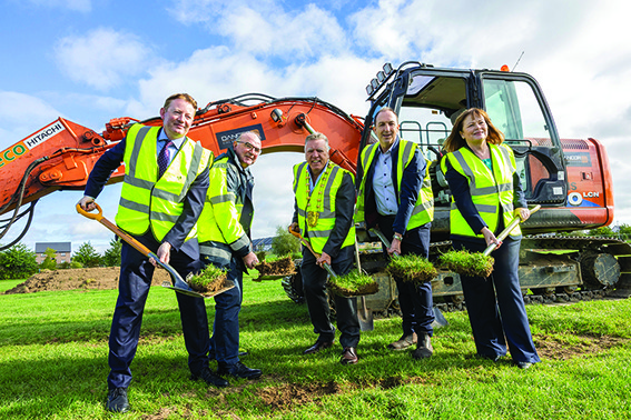 Work begins on new all-weather sporting facilities in Lusk