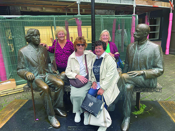 4 LL 03 The Galway rain didnt spoil a great day shopping for Deirdre Wilson Maureen Aupy Mary Hickey and Maria Baird
