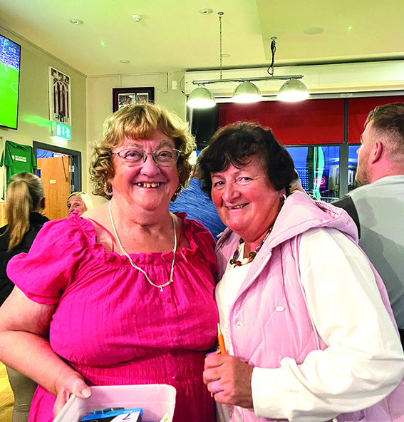 4 LL 10 RoseAnna Darby and Mary Hickey at the Fundraiser in the Soccer club in aid of the LUSK ICA 60th celebration